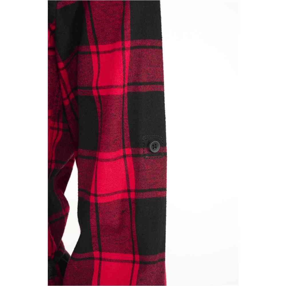 Brandit - Longshirt Lucy Korte jurk - Rood/Zwart